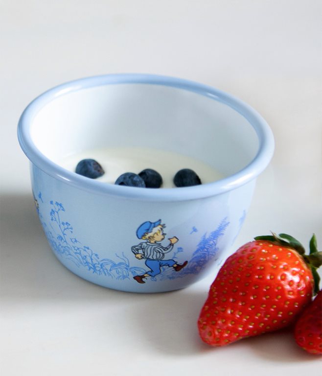 Emil i Lönneberga by Muurla – Emaljskål Emil 3 dl 4-pack