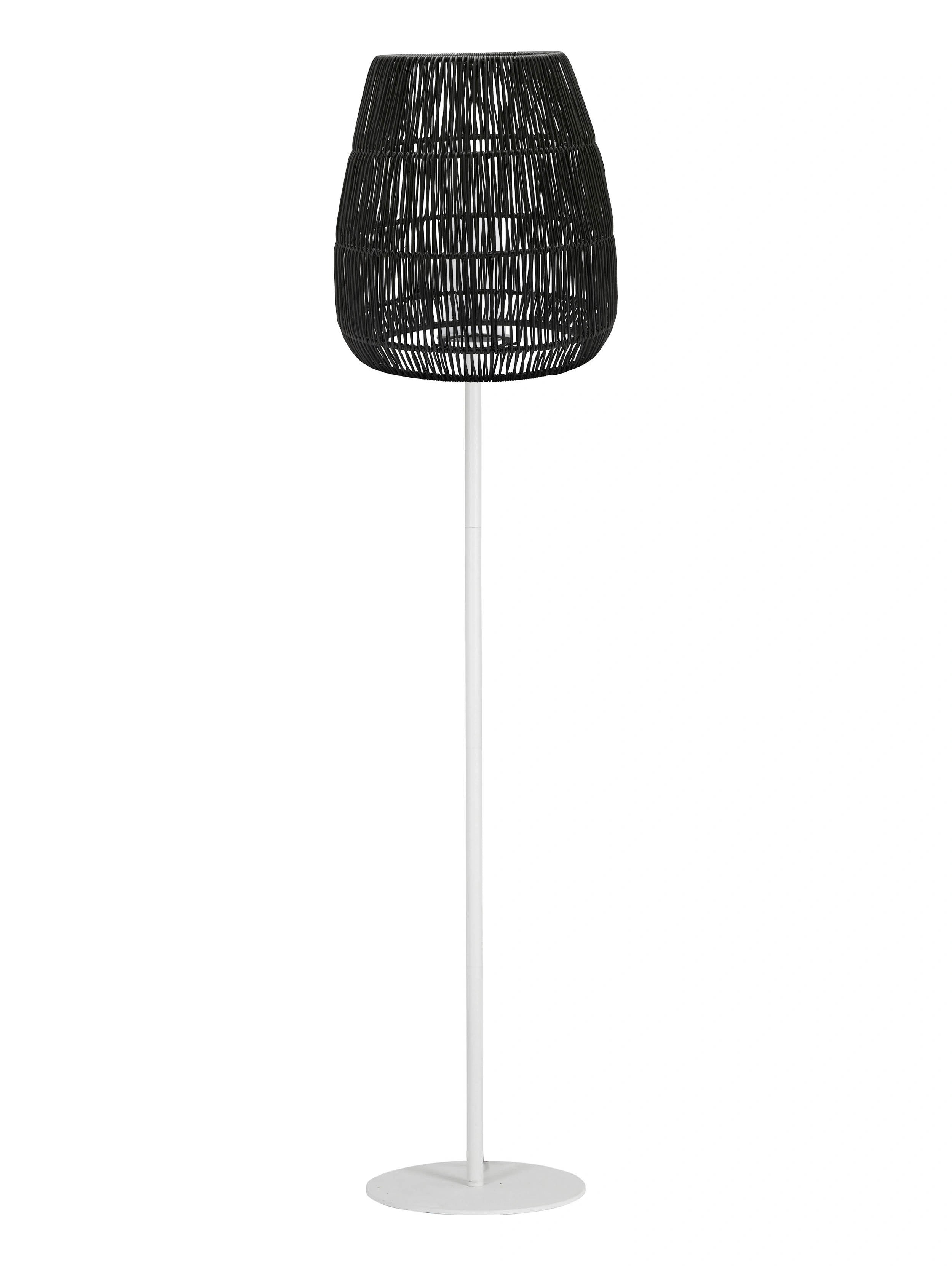 Agnar Saigon golvlampa utomhus 154 cm, vit/svart