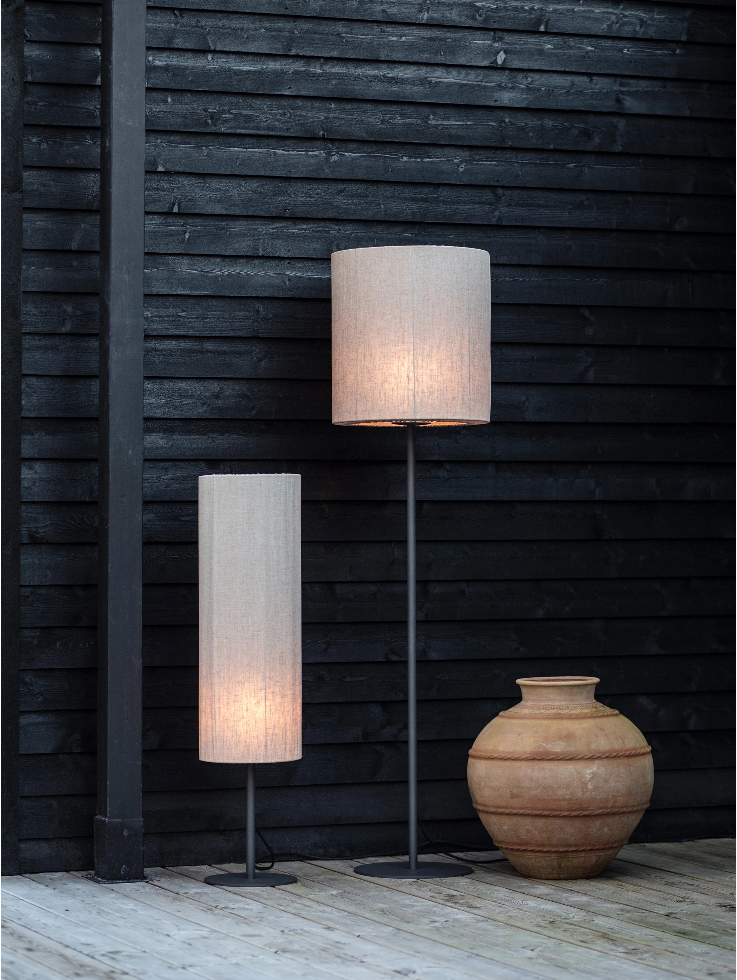 Agnar Golvlampa Outdoor Beige 100cm