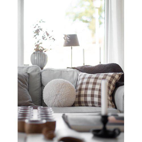 Elsie Prydnadskudde 25 cm, Vit