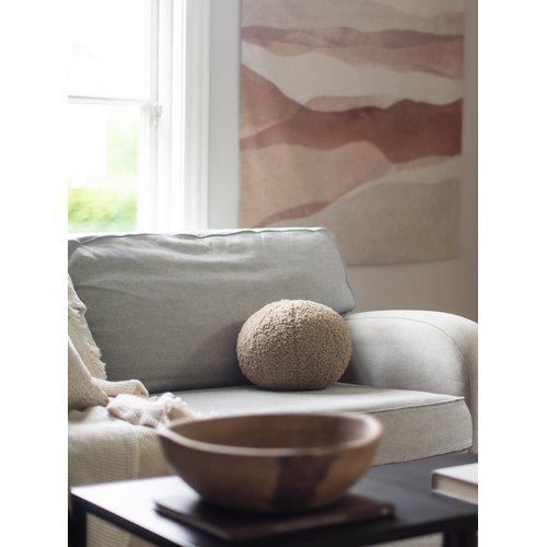 Elsie Prydnadskudde 25 cm, Beige