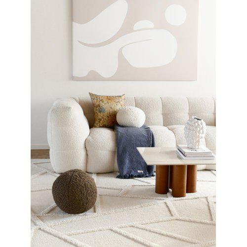 Elsie Prydnadskudde 30 cm, Mörkbrun