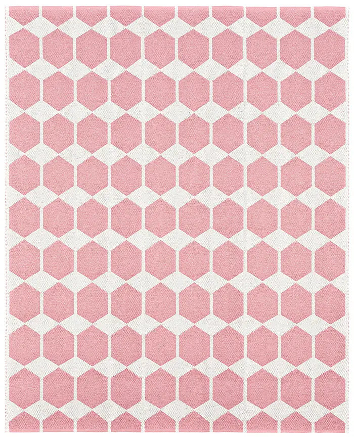 Anna vävd matta 150x200 cm, Pink