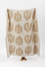 Early Bird vävd filt 130x170 cm, Sand