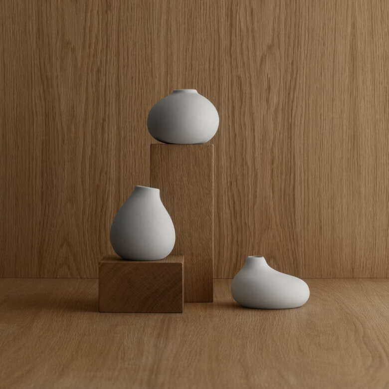 Nona Set med 3 Vaser Micor Chip