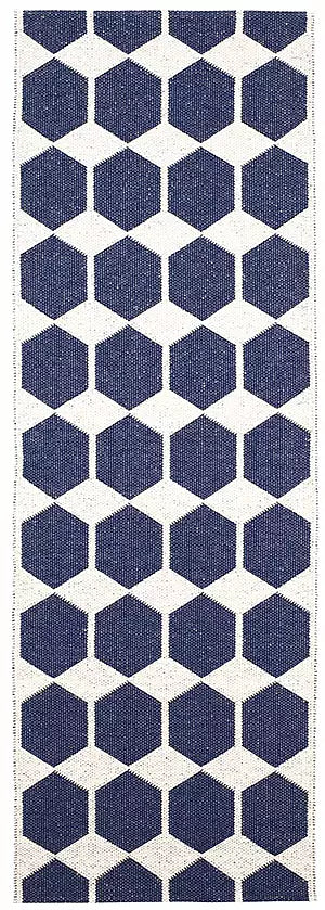 Anna vävd matta 70x300 cm, Denim