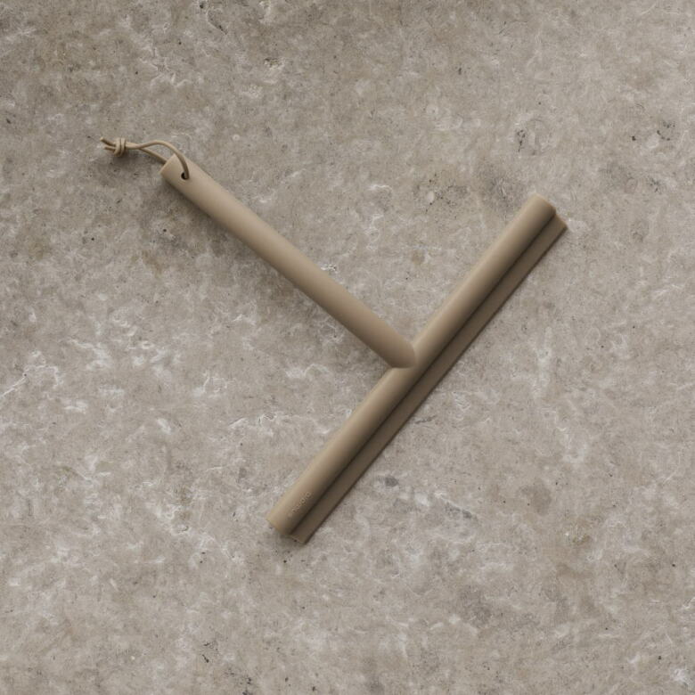 VIPO Duschskrapa med krok Tan