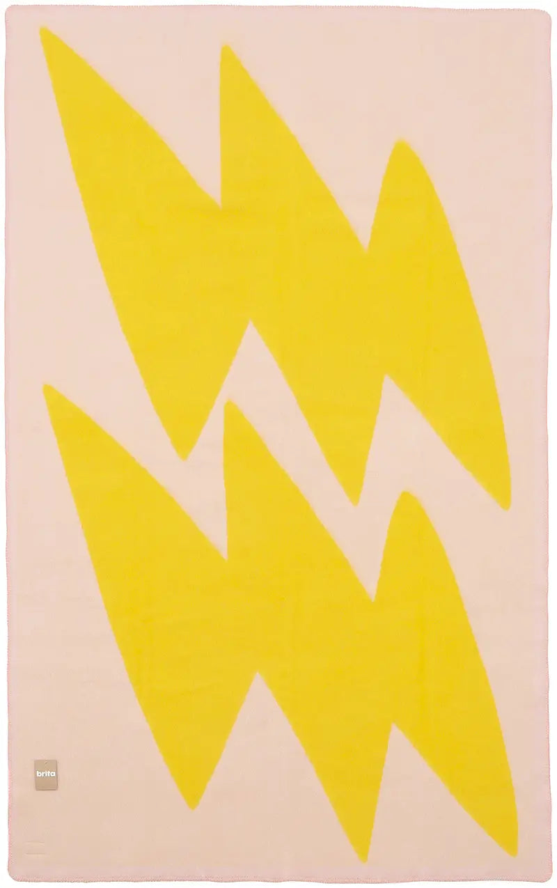 Flash ullfilt 130x200 cm, Lemon