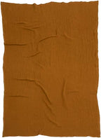 Evy vävd filt 260x260 cm, Ginger