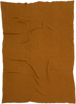 Evy vävd filt 260x260 cm, Ginger