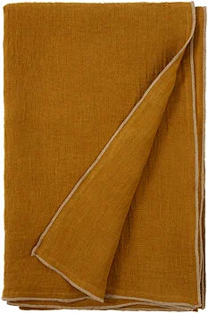 Evy vävd filt 260x260 cm, Ginger