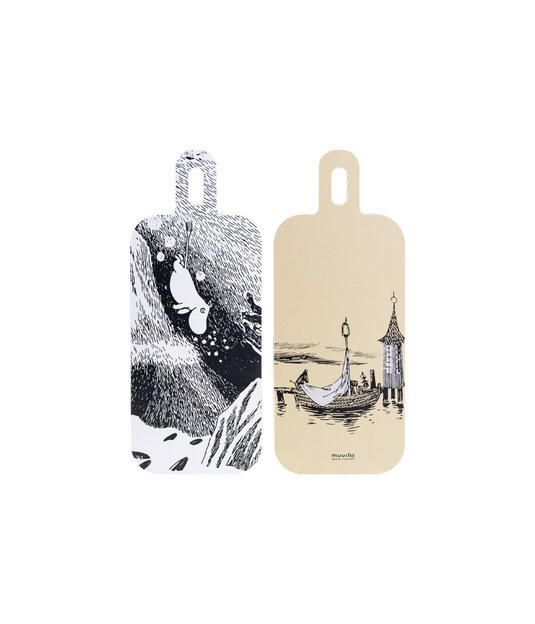 Moomin Chop & Serve skärbräda 13x33 cm, Adventures on the Water