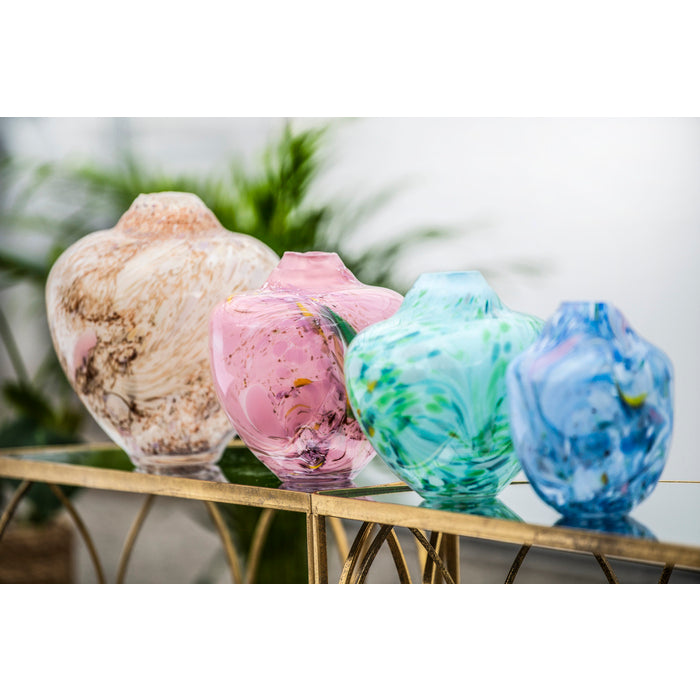 Magnor - Unik Skulptur Kunstglass Grön Multi Medium 24 cm