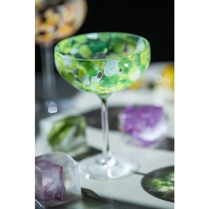 Magnor – Swirl Champagneglas – Grön – 22 cl