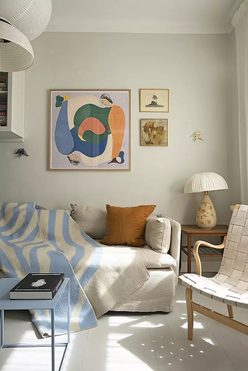 Pugh ullfilt 130x200 cm, Blue