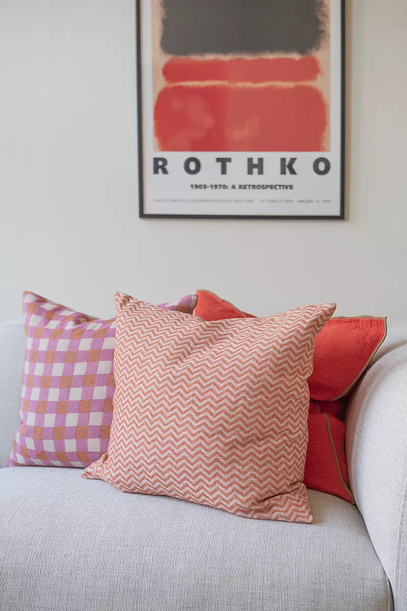 Lilja kuddfodral 50x50 cm, Tomato