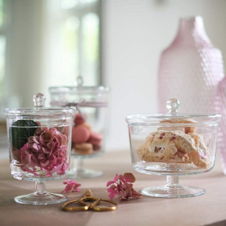 Poesia Glasburk på Fot 18 cm