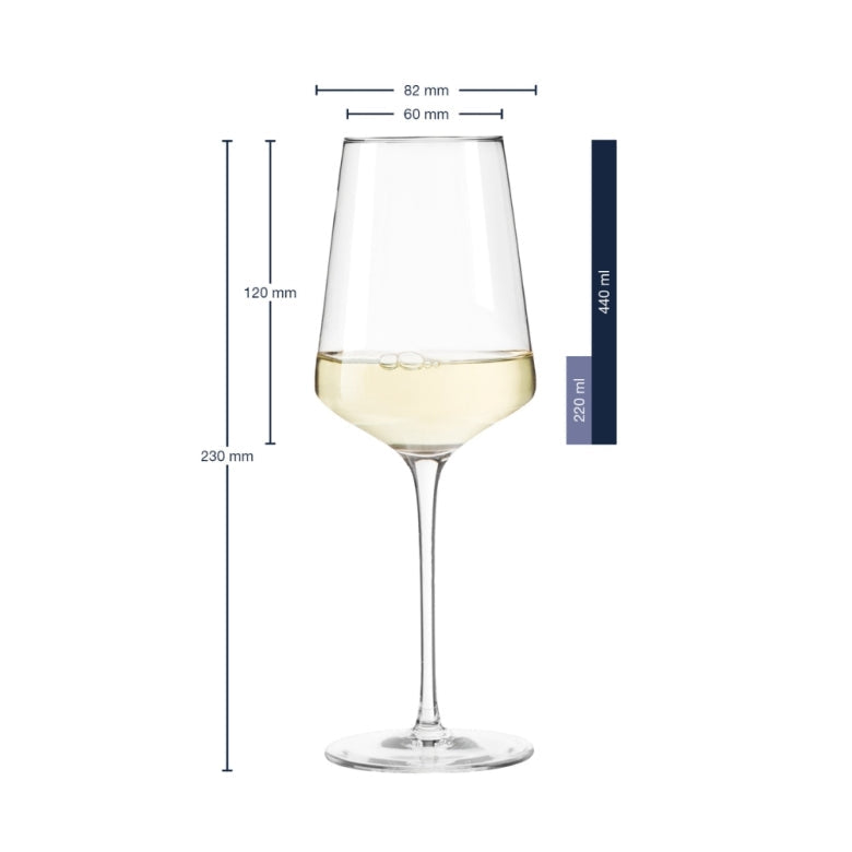 Vitvinsglas 400ml Puccini 6-pack