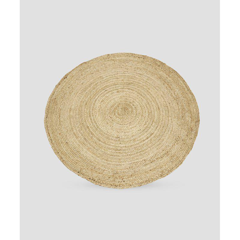 Merida rund matta Ø120 cm, Natur