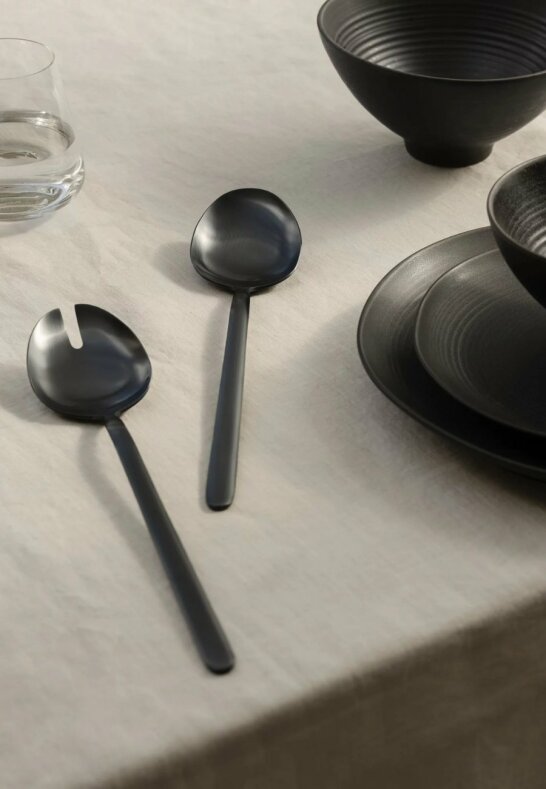 Stella Salladsbestick 28 cm Svart