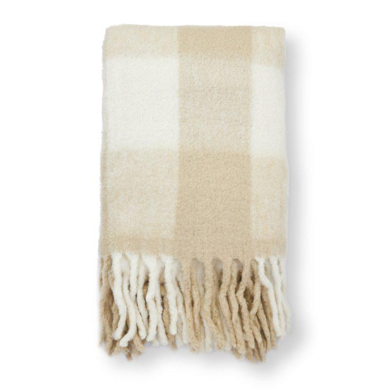 Minou Pläd 130x170 cm, Beige