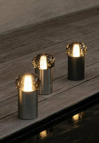 Iris LED-Lampa 18 cm Silver Metal