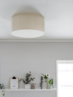 Plissé plafond 45 cm, Offwhite