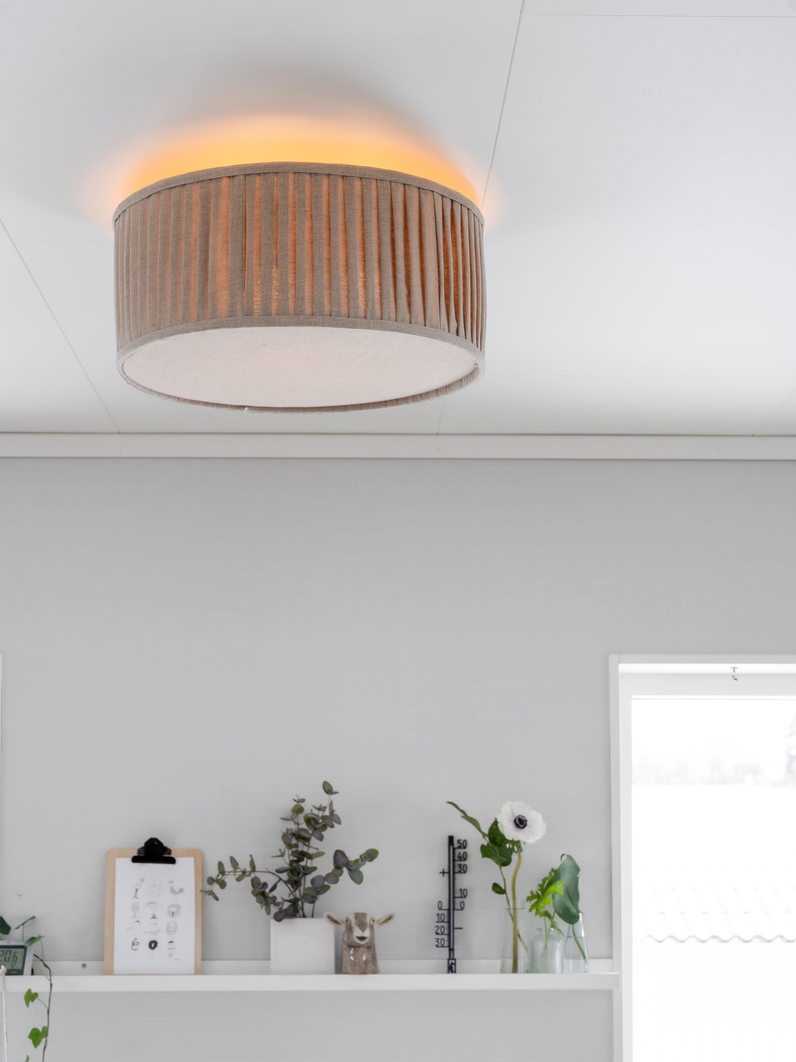 Plissé plafond 45 cm, Natur