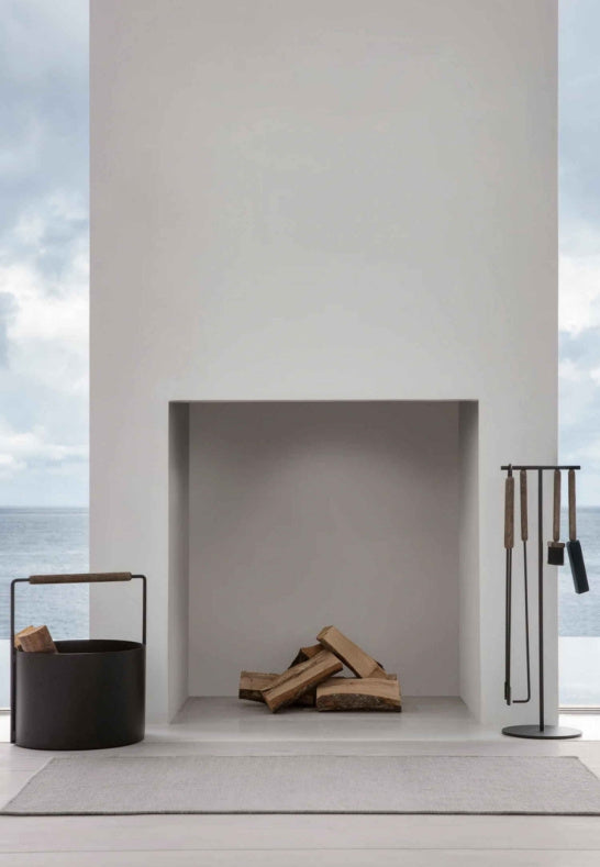 Ashi Kaminverktyg 75,5 cm Brun 5 Delar