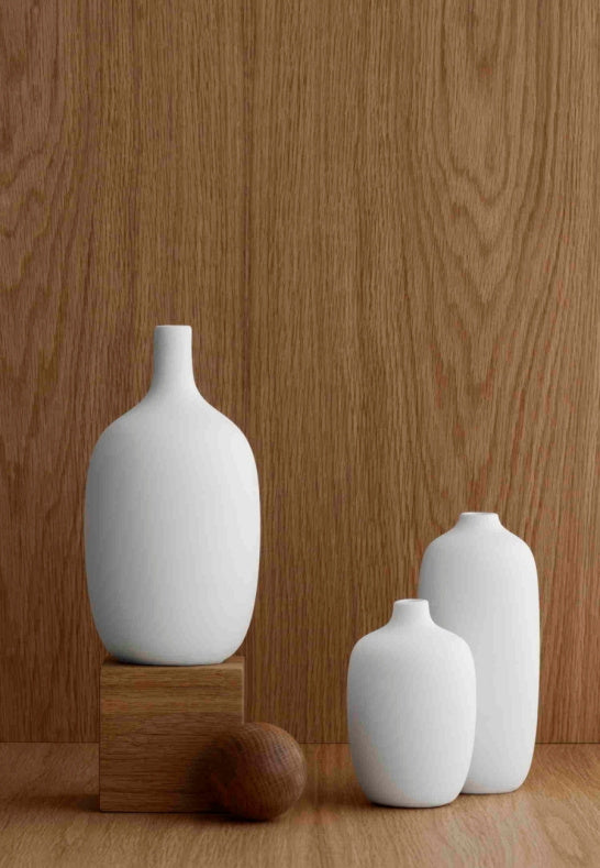 Ceola Vas H18,5 cm Ø13,5 cm Vit