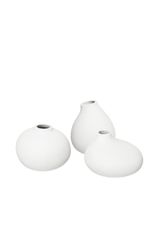 Nona Set med 3 Vaser Vit