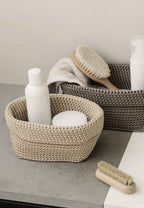 Tela Textilkorg Large Taupe