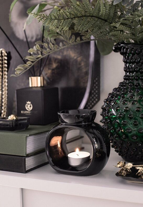 K. Lundqvist Aromalampa, Svart