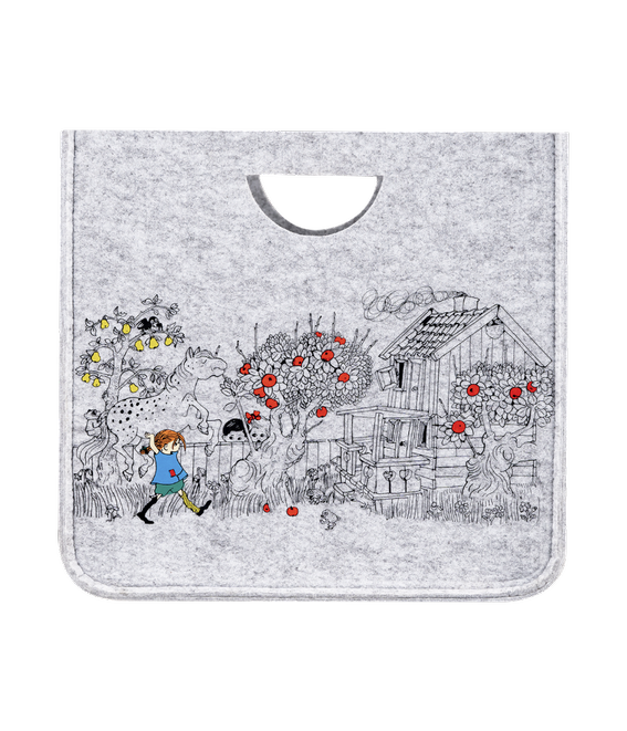 Pippi Långstrump by Muurla – Förvaringskorg The Way Home 33 × 33 cm