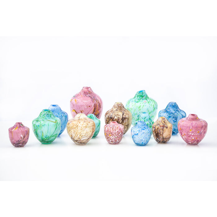 Magnor - Unik Skulptur Kunstglass Grön Multi Medium 24 cm