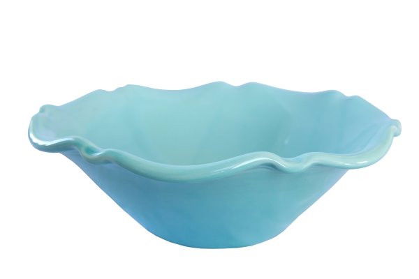 PROVENCE – Fruktskål mini, 17 cm, Havsblå-grön