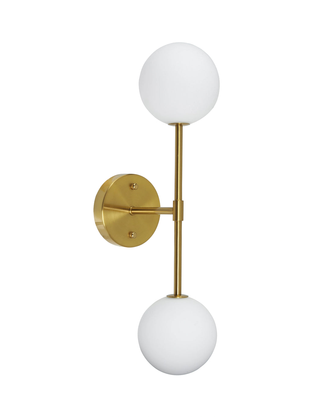 Sigma D vägglampa 49 cm, guld opalglas