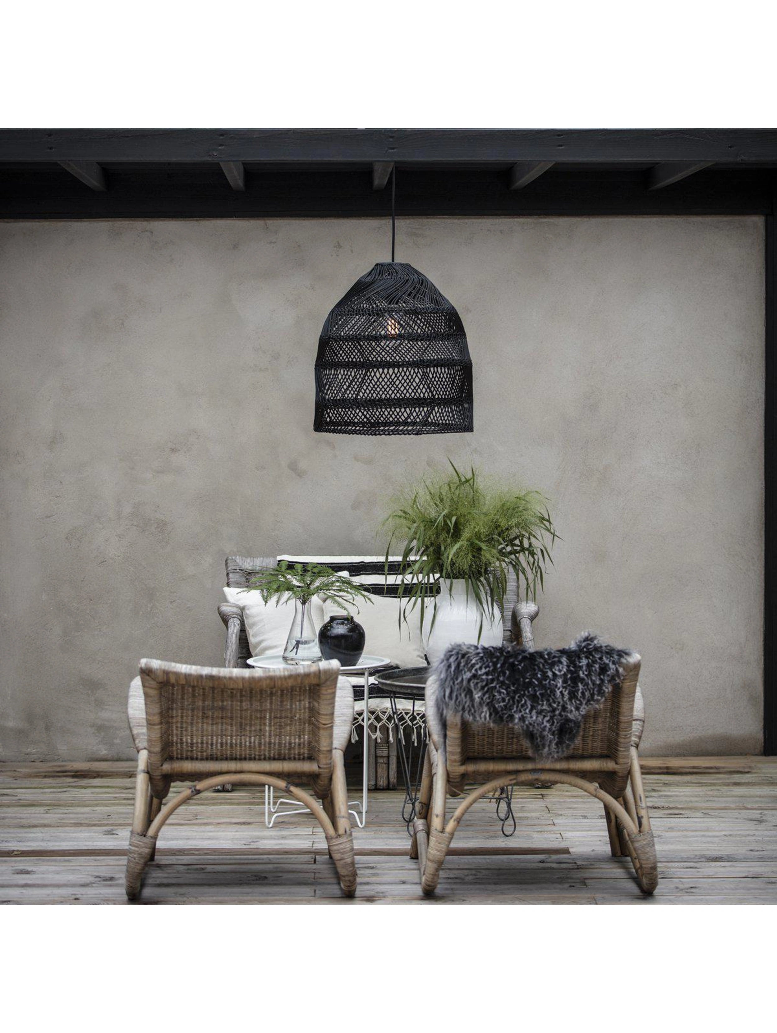 Maja utomhuslampa 36 cm, svart