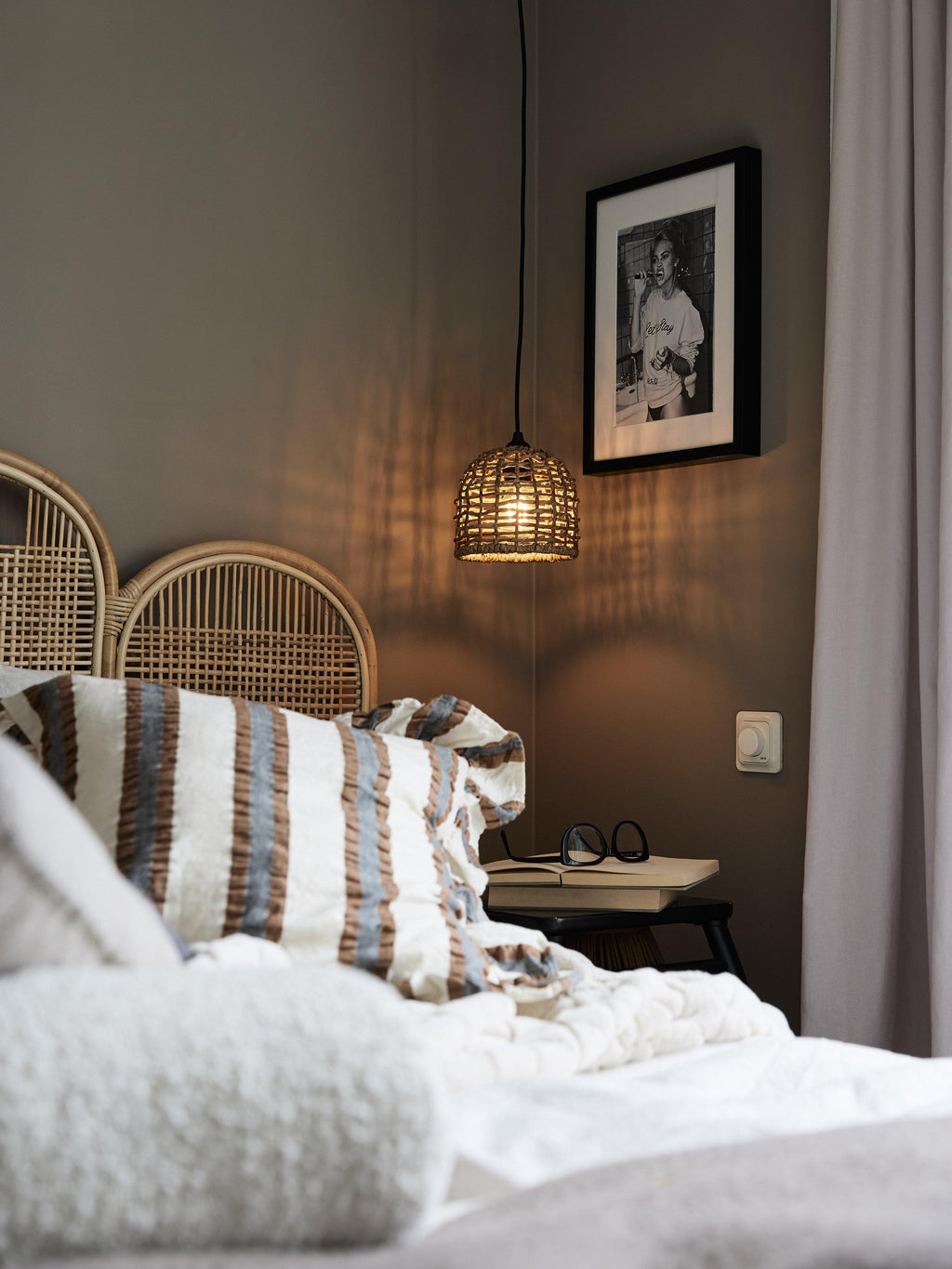 Cebu mini takskärm 17 cm, Natur