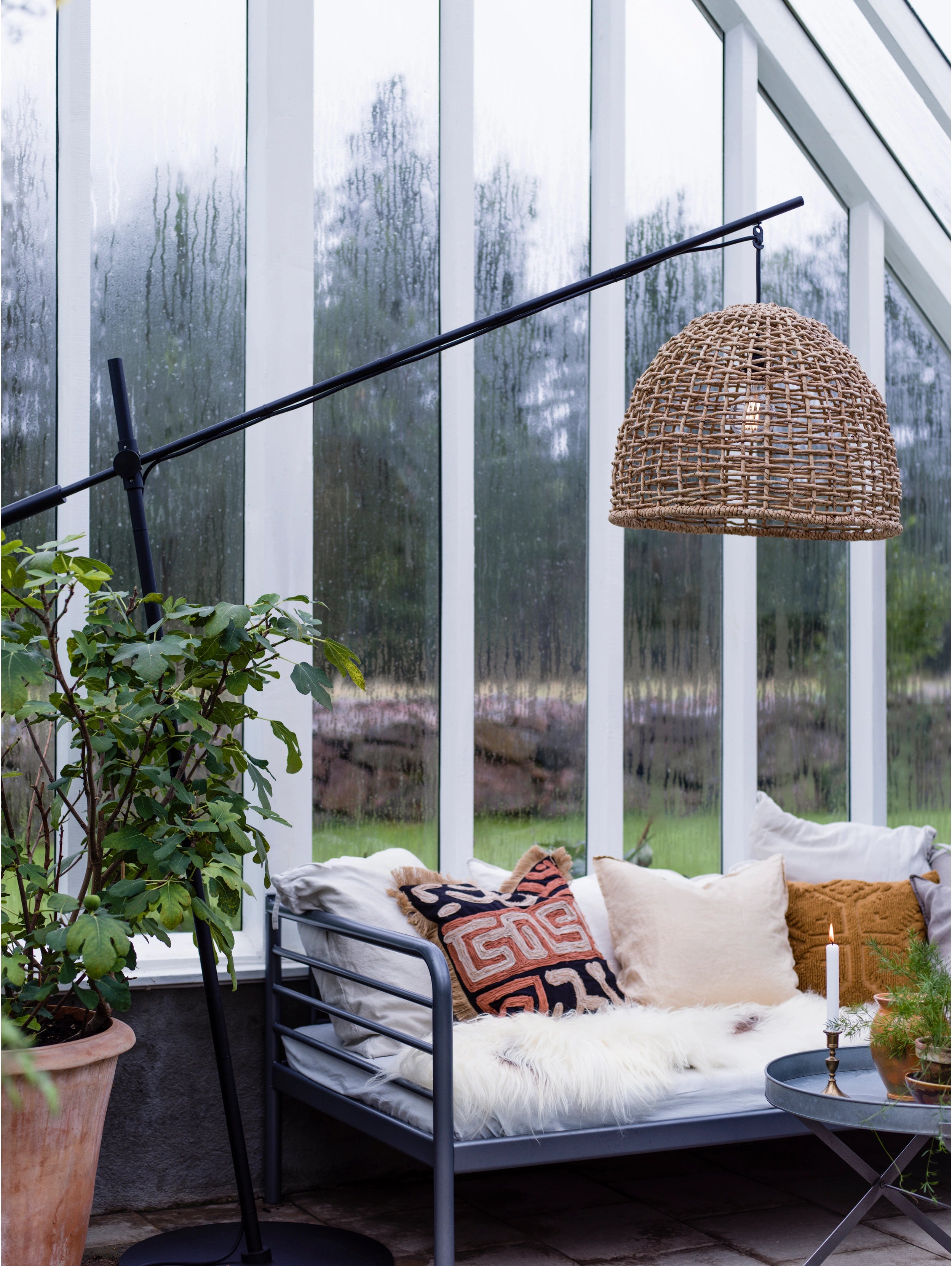 Cebu golvlampa för utomhusbruk, 190 cm