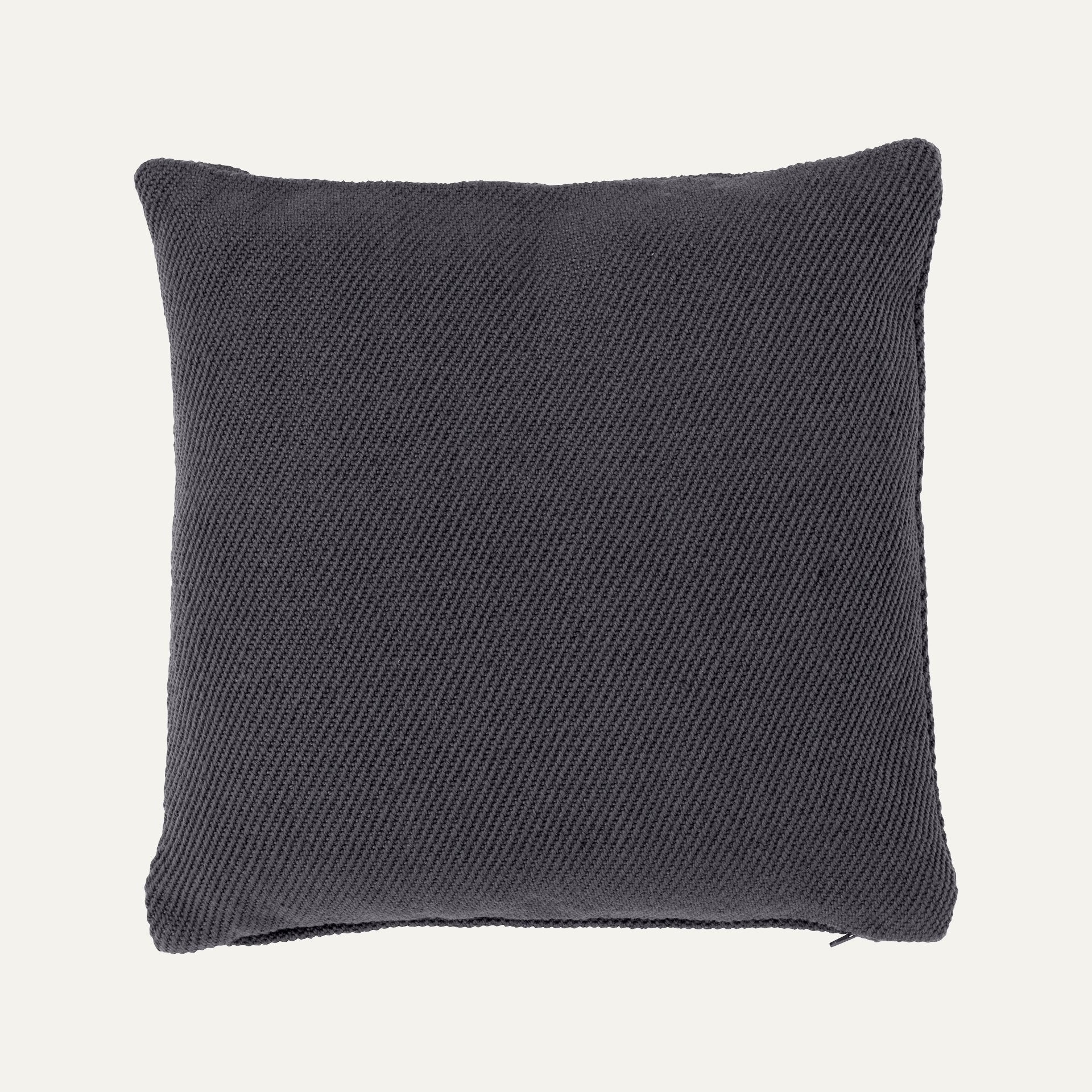Outdoor cushion Plain dark grey 50x50cm 2-pack