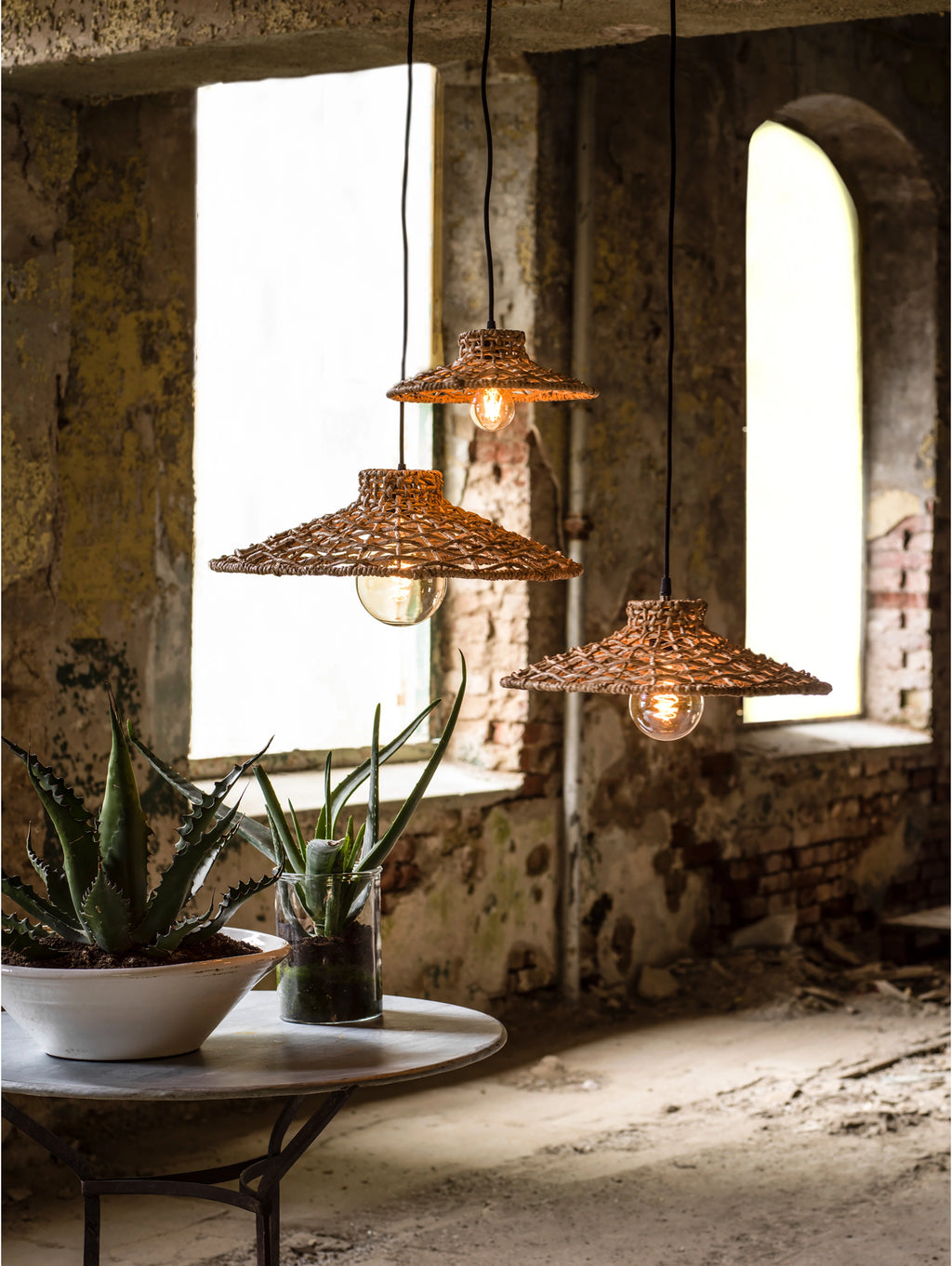 Sari utomhuslampa 29 cm, natur