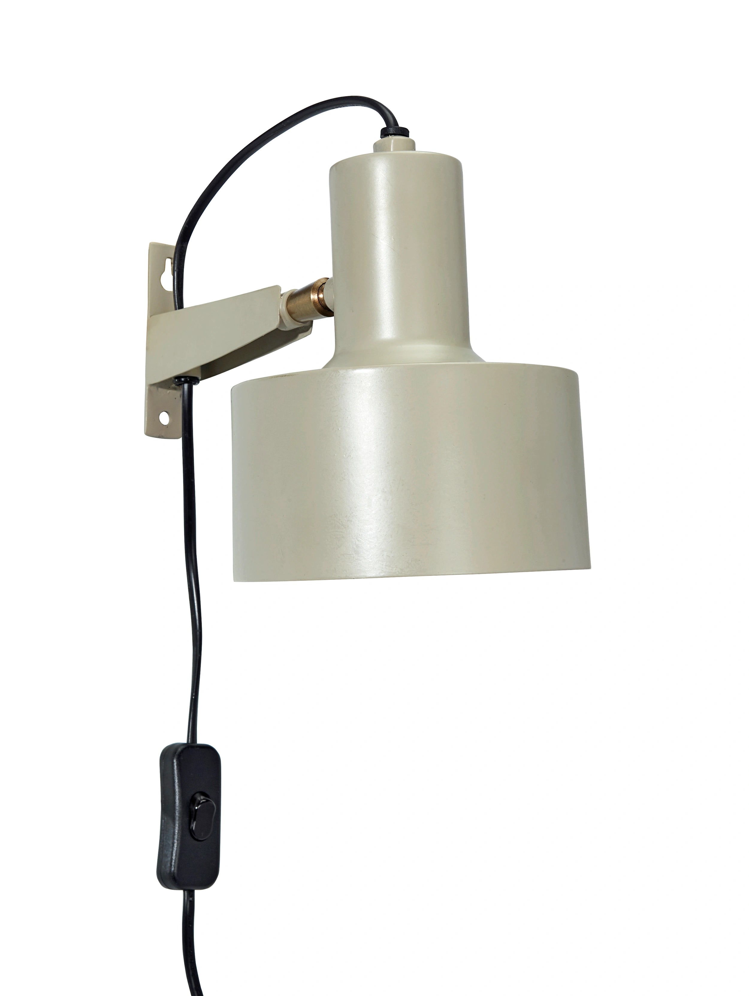 Solo vägglampa matt beige 23 cm