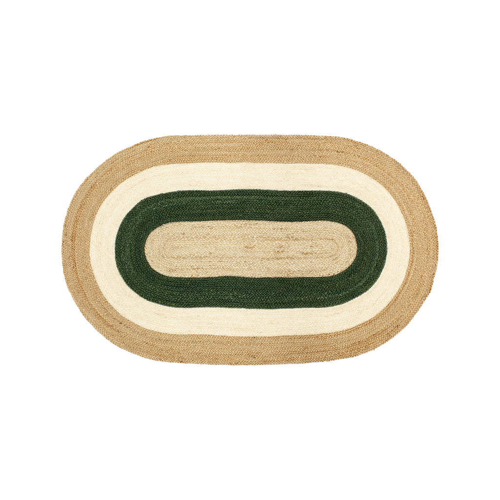 Rug Elin oval green 150x92cm