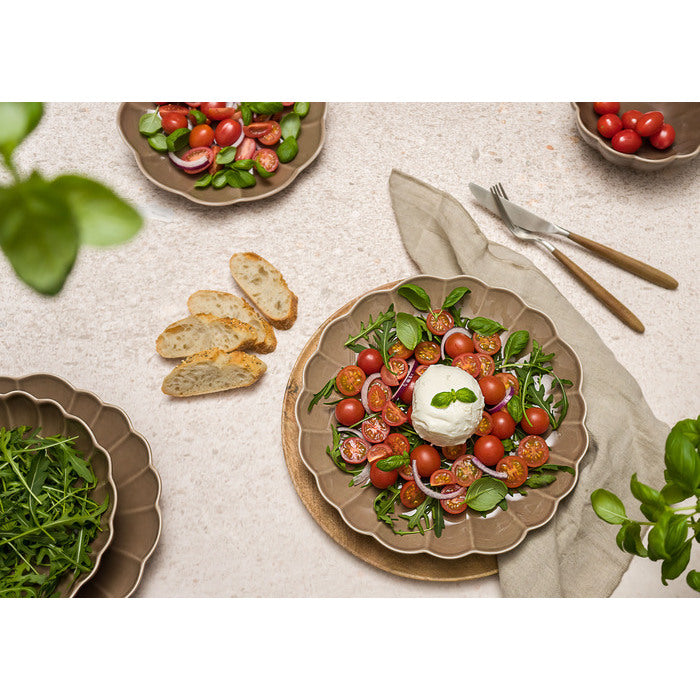 Stiernholm - Lotus - Tallrik i Stengods 6-pack