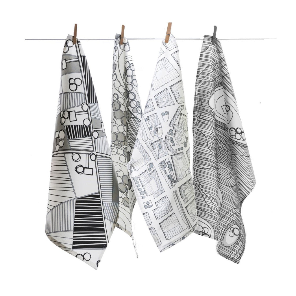 Kökshandduk 50 x 70, City grå