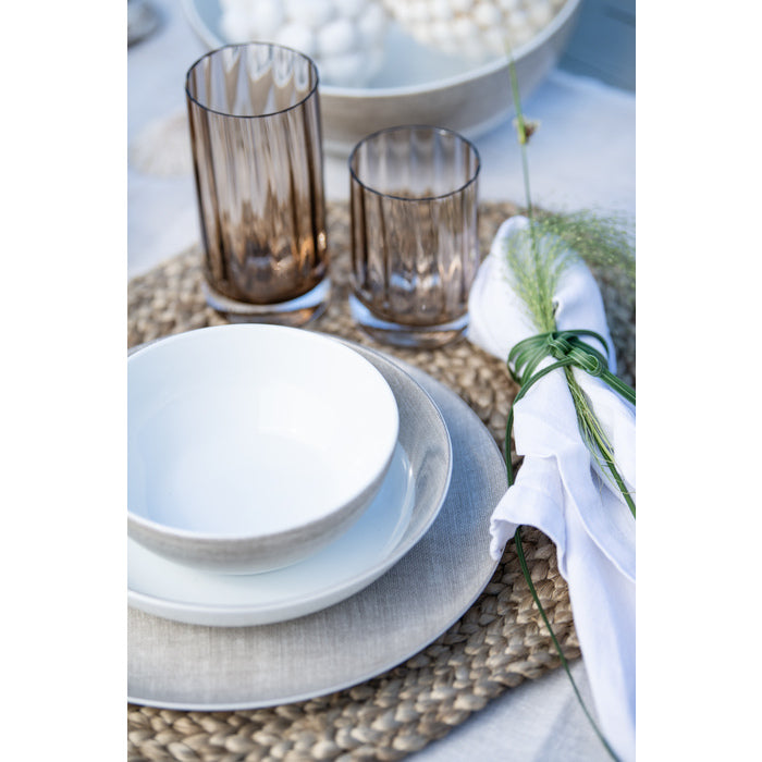 Magnor - Linen - Djup Tallrik 20 cm 4-pack