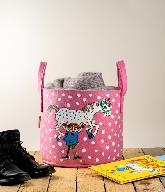 Pippi Långstrump by Muurla – Förvaringskorg Pippi och Hästen 30 L