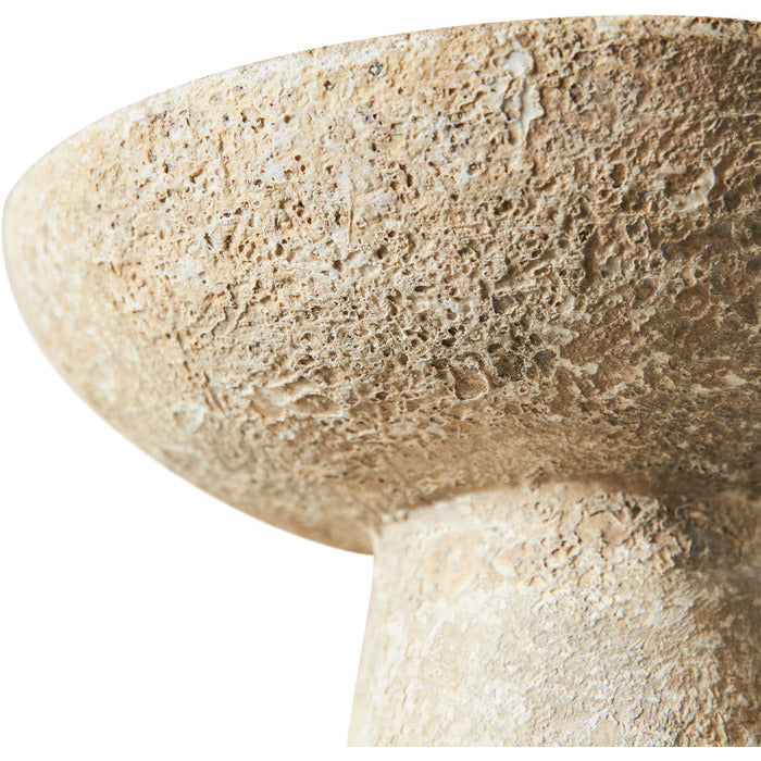 Eris skål på fot i terrakotta, Beige – Muubs