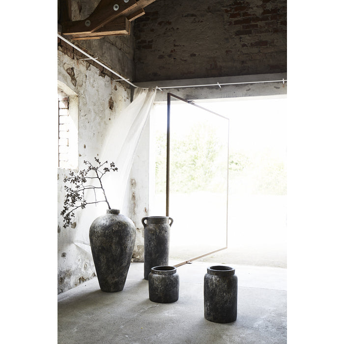 Echo kruka i terrakotta, Grå – Muubs